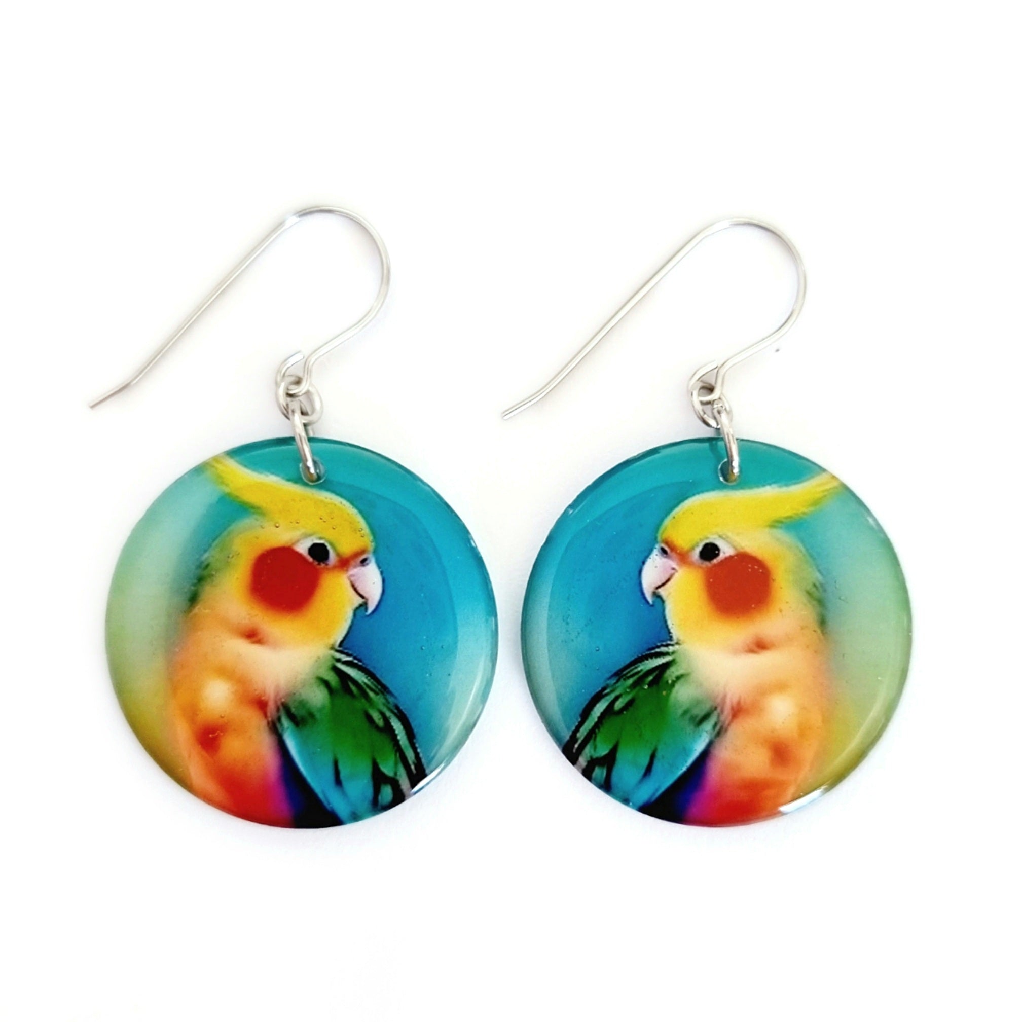 Cockatiel earrings hot sale