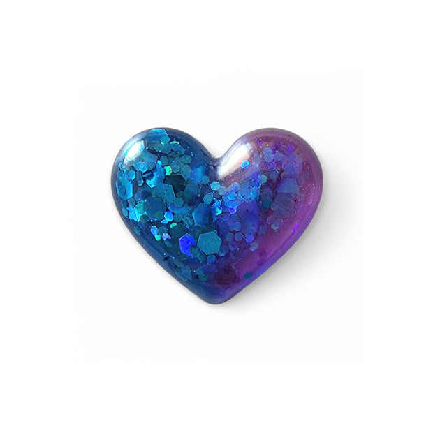 Pocket Heart - Blue/ Purple