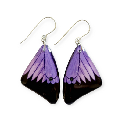 *SALE* Purple Ulysses Butterfly Wing Earrings |