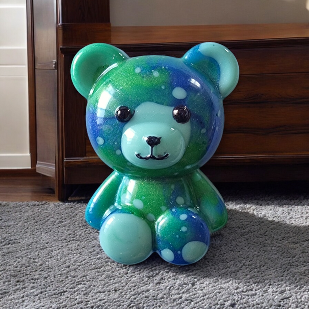 Teddy Bear | Blue Green Teal