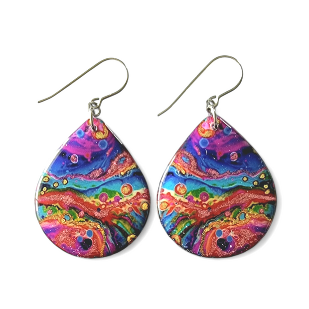 Rainbow Teardrop Earrings | Series II