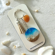 Natural Beachy Keychains - CHOOSE CHARM