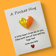 Pocket Heart - Yellow/Orange