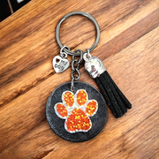 Paw Print Keychains | CHOOSE COLOUR