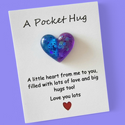 Pocket Heart - Blue/ Purple