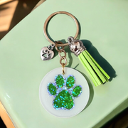 Paw Print Keychains | CHOOSE COLOUR