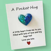 Pocket Heart - Teal/Blue